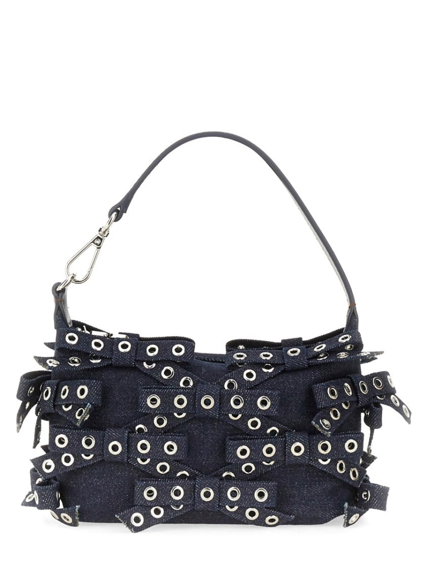 Ganni Denim Pouch Bag