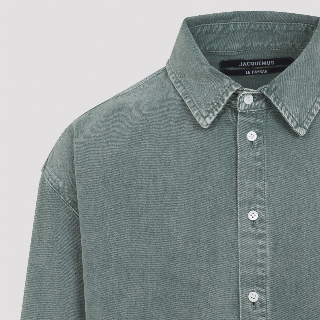Jacquemus Simon De-Nimes Green Cotton Shirt
