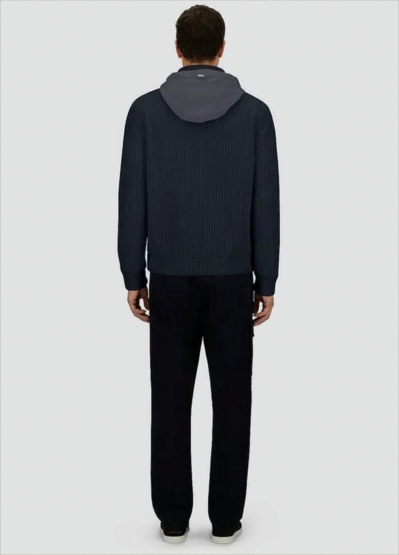Herno Wool Jacket With High Collar