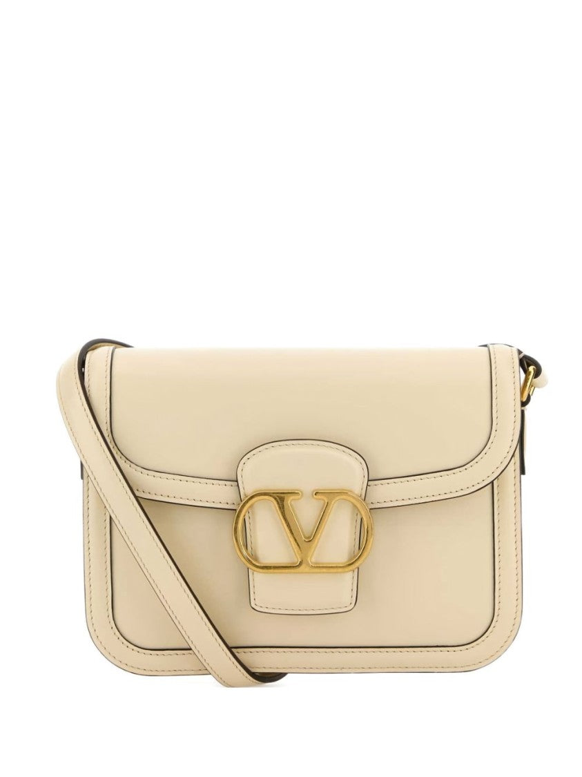 Valentino Garavani Structured Handbag With Glossy Finish