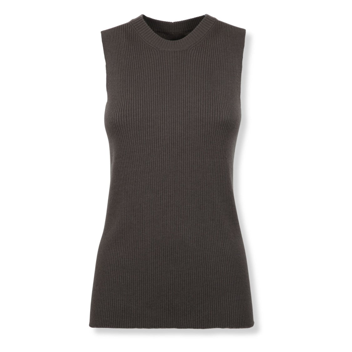Rick Owens Fitted Knit Top With Minimalist Design