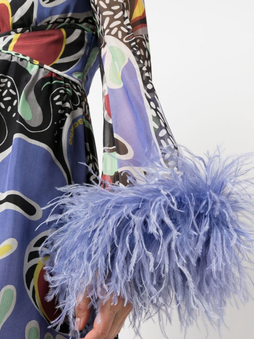 Moschino Psychedelic Print Mini Dress
