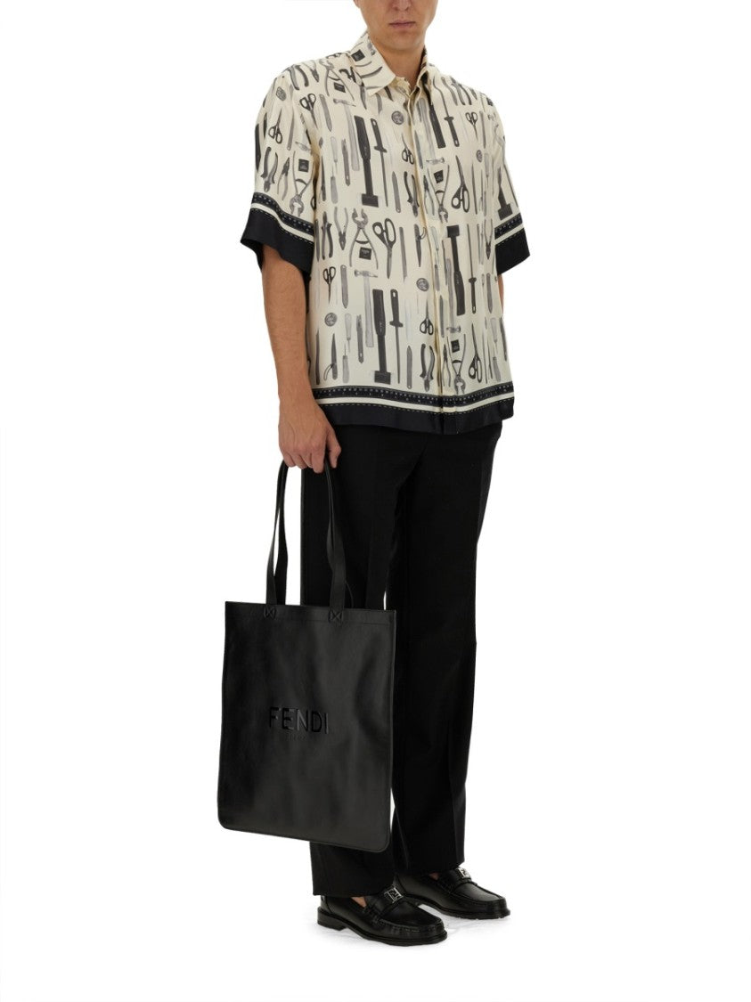 Fendi Tailored Black Wool Pants