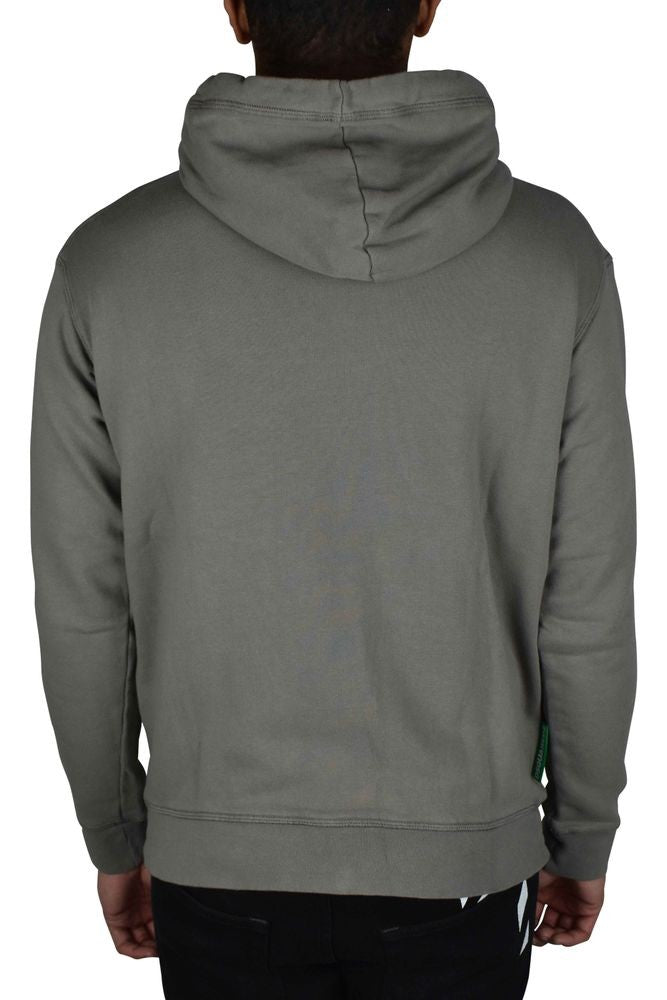 Dsquared2 Cotton Hooded Sweatshirt With Inspirational Inscription