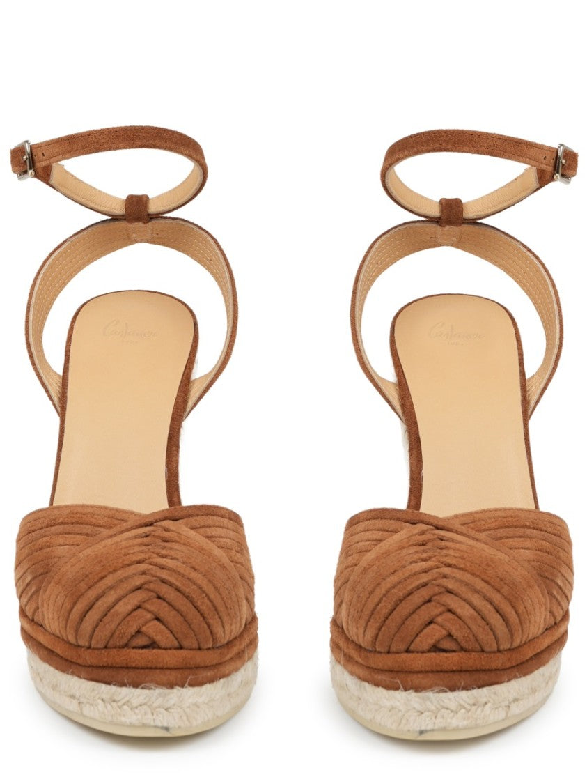 Castaner Carolyn 142 Wedge Leather Espadrilles