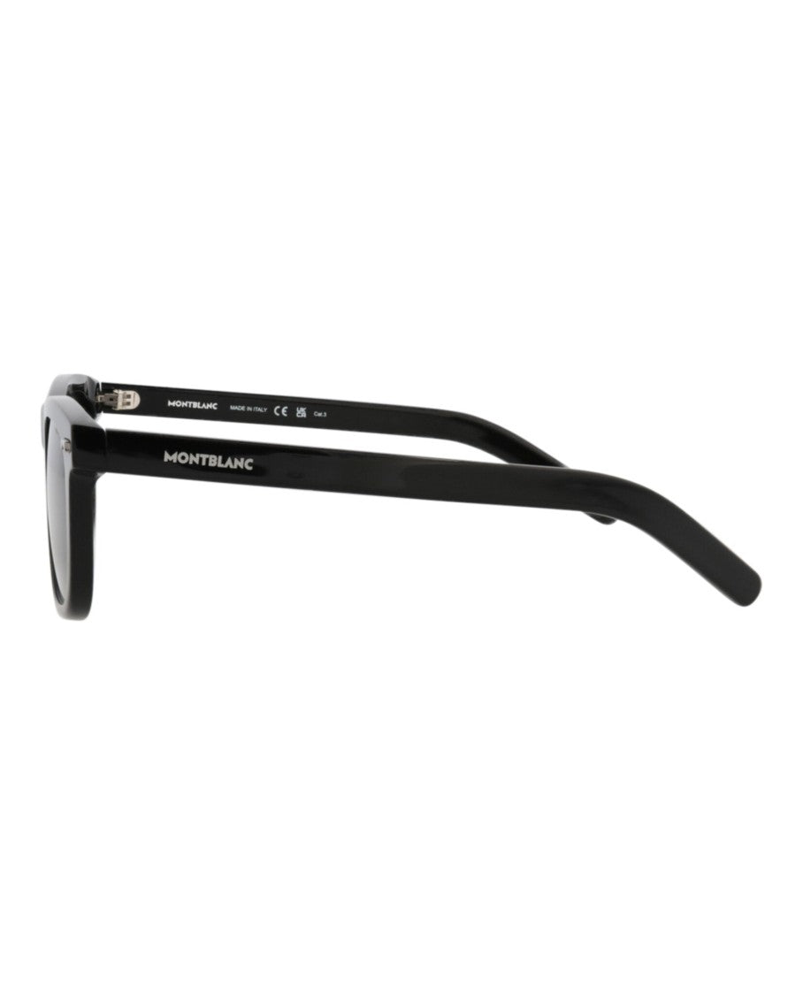 Montblanc Square-Frame Recycled Acetate Sunglasses