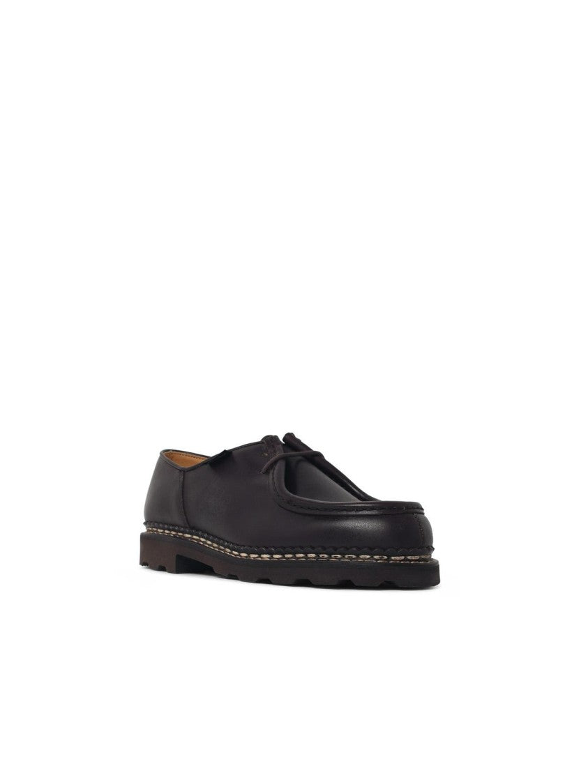 Paraboot Brown Michael Lisse Cafè Leather Loafers