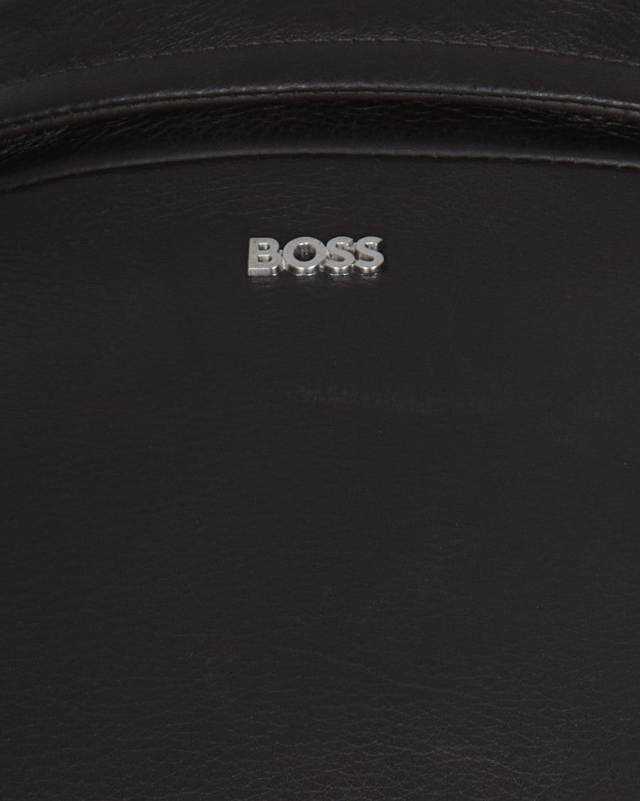 Boss Premium Nappa Leather Casual Jacket With Double Zipper