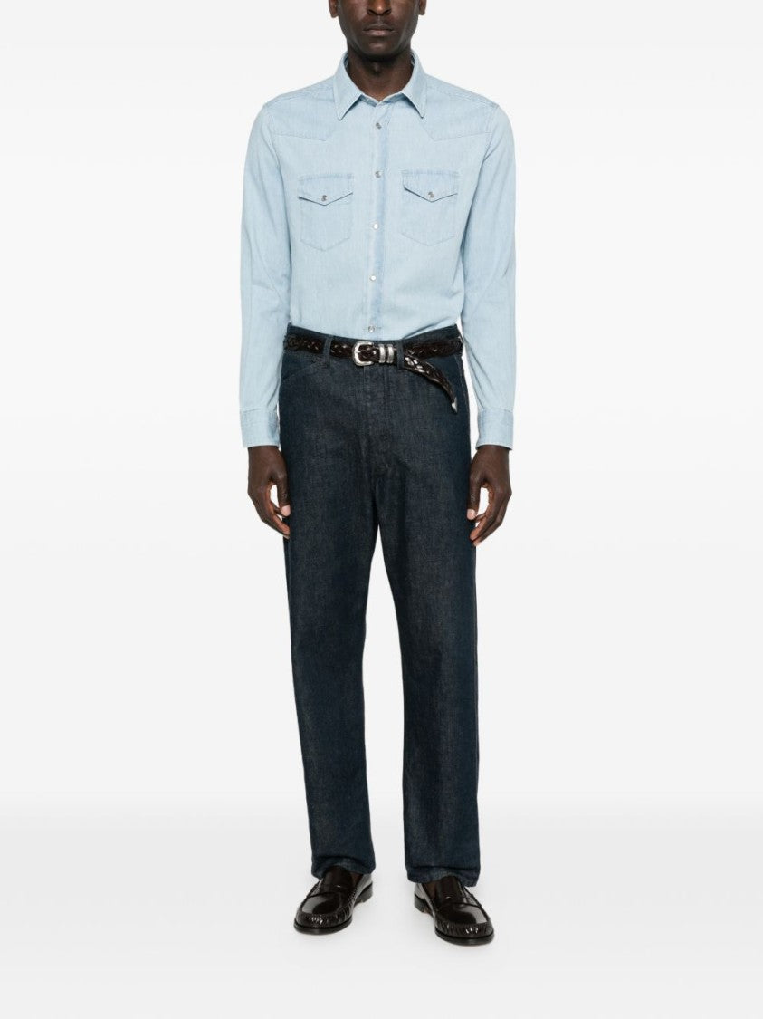 Tom Ford Light Denim Casual Shirt