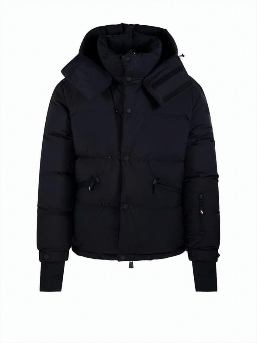 Moncler Quilted Down Jacket With High Collar
