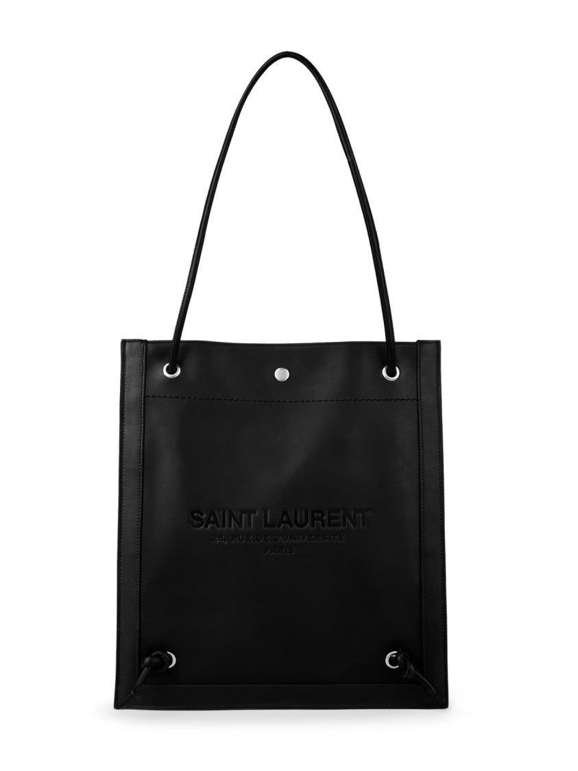Saint Laurent Universite Logo Flat Crossbody Bag