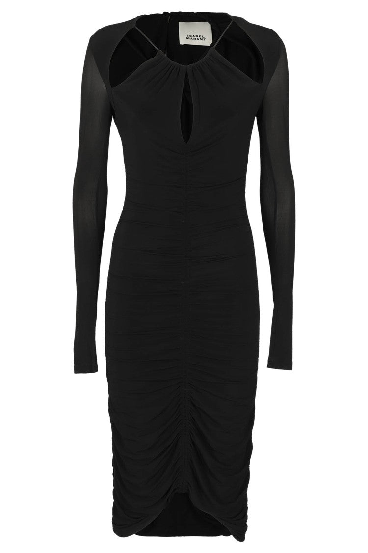 Isabel Marant Logane Draped Midi Dress