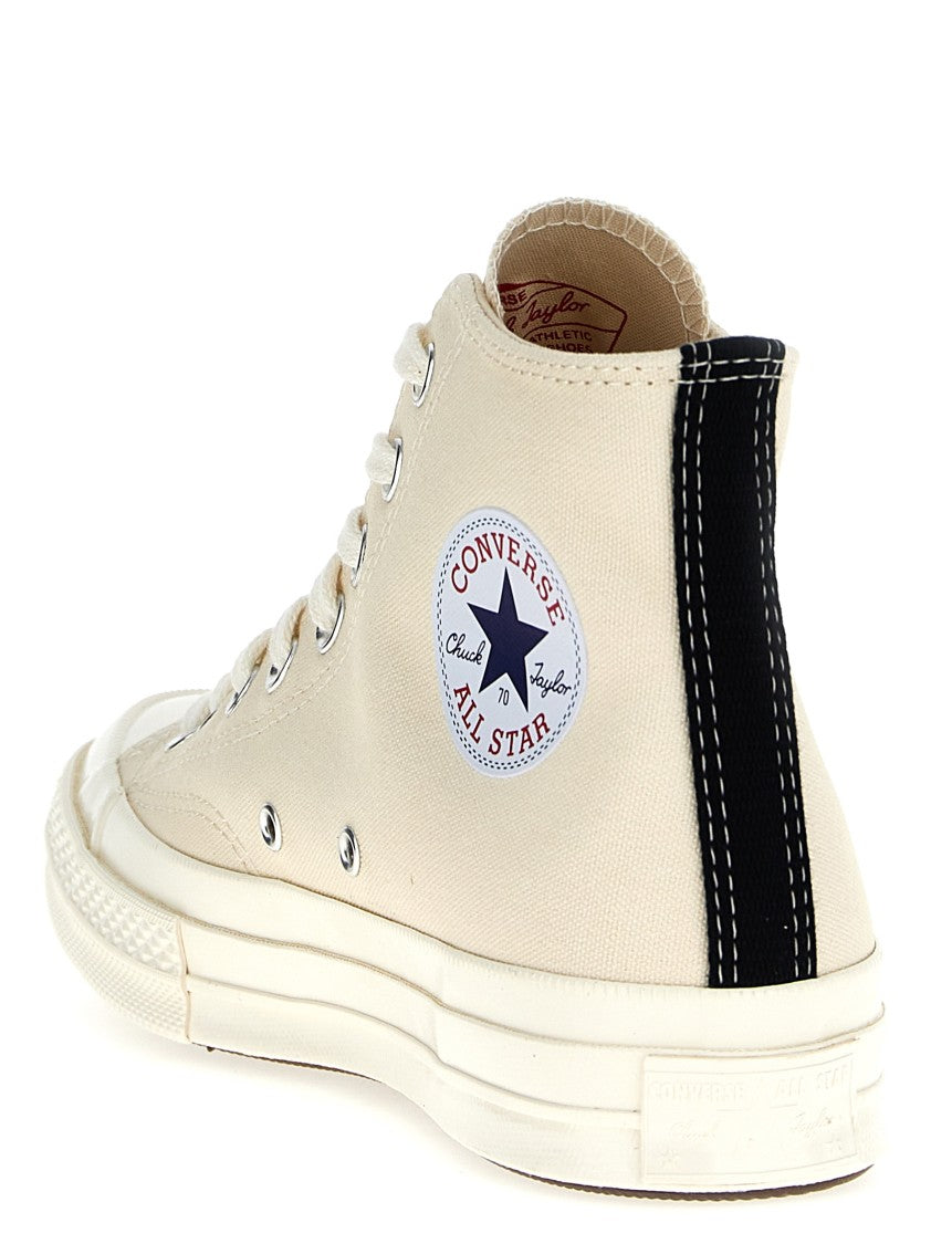 Comme Des Garçons High-Top Canvas Sneakers