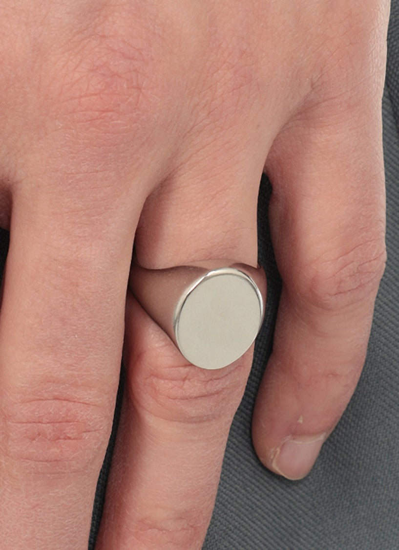 Maison Margiela Silver Chevalier Ring