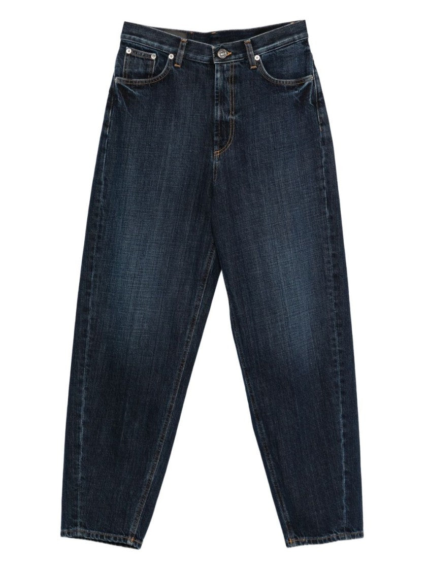Dondup Straight-Leg Denim Jeans With Subtle Fading