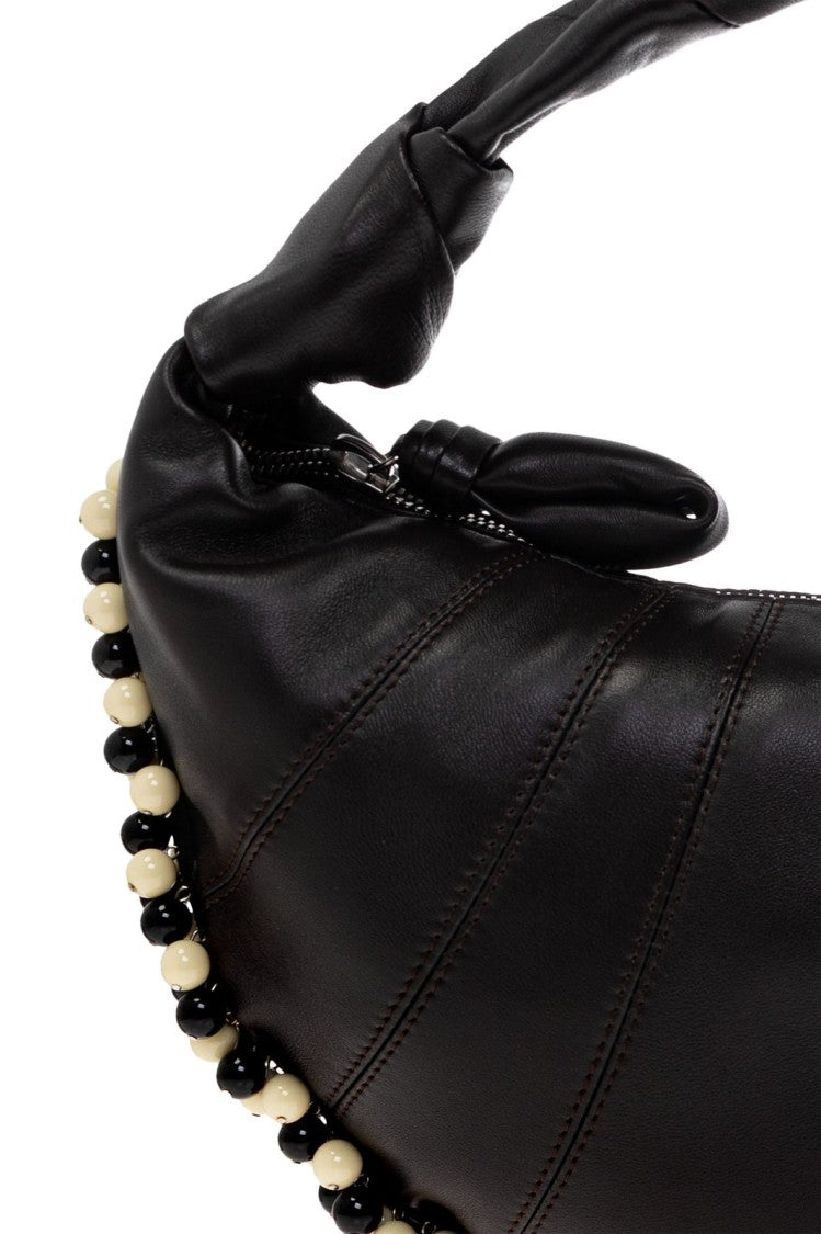 Lemaire Crescent-Shaped Lambskin Tote Bag