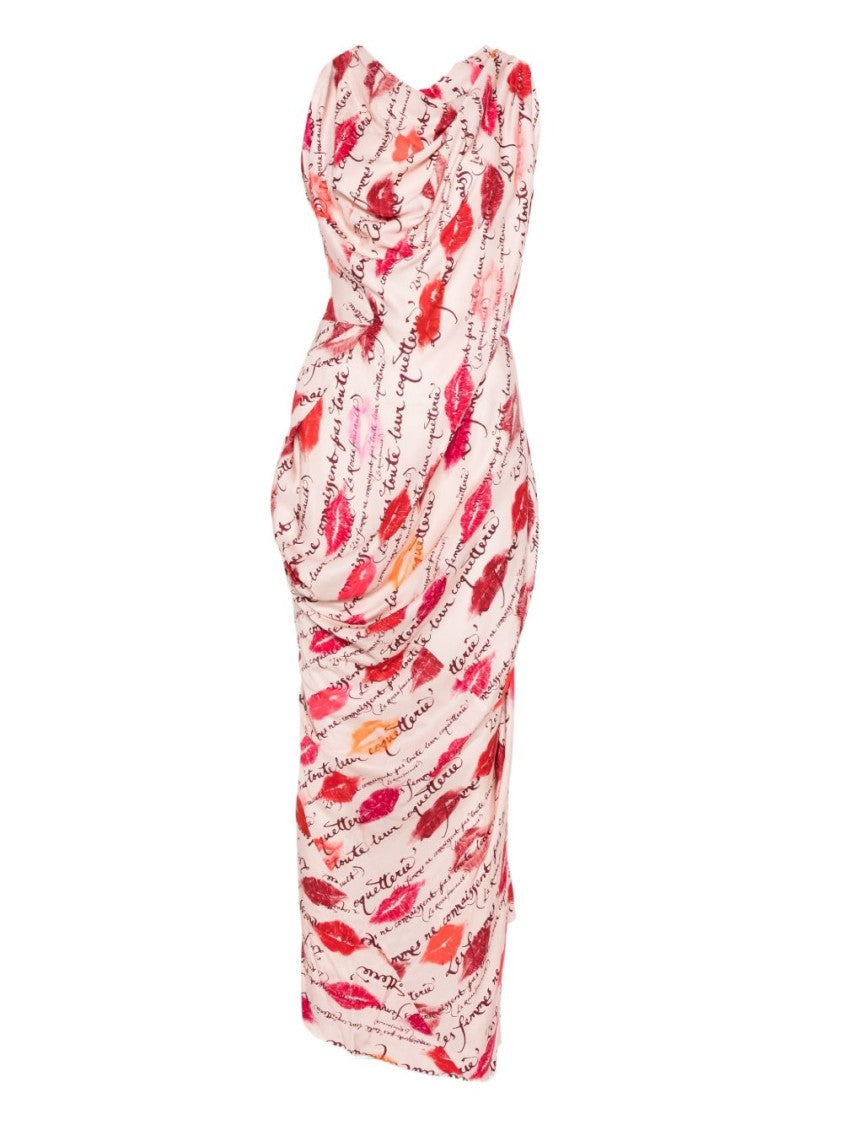 Vivienne Westwood Pink Draped Dress