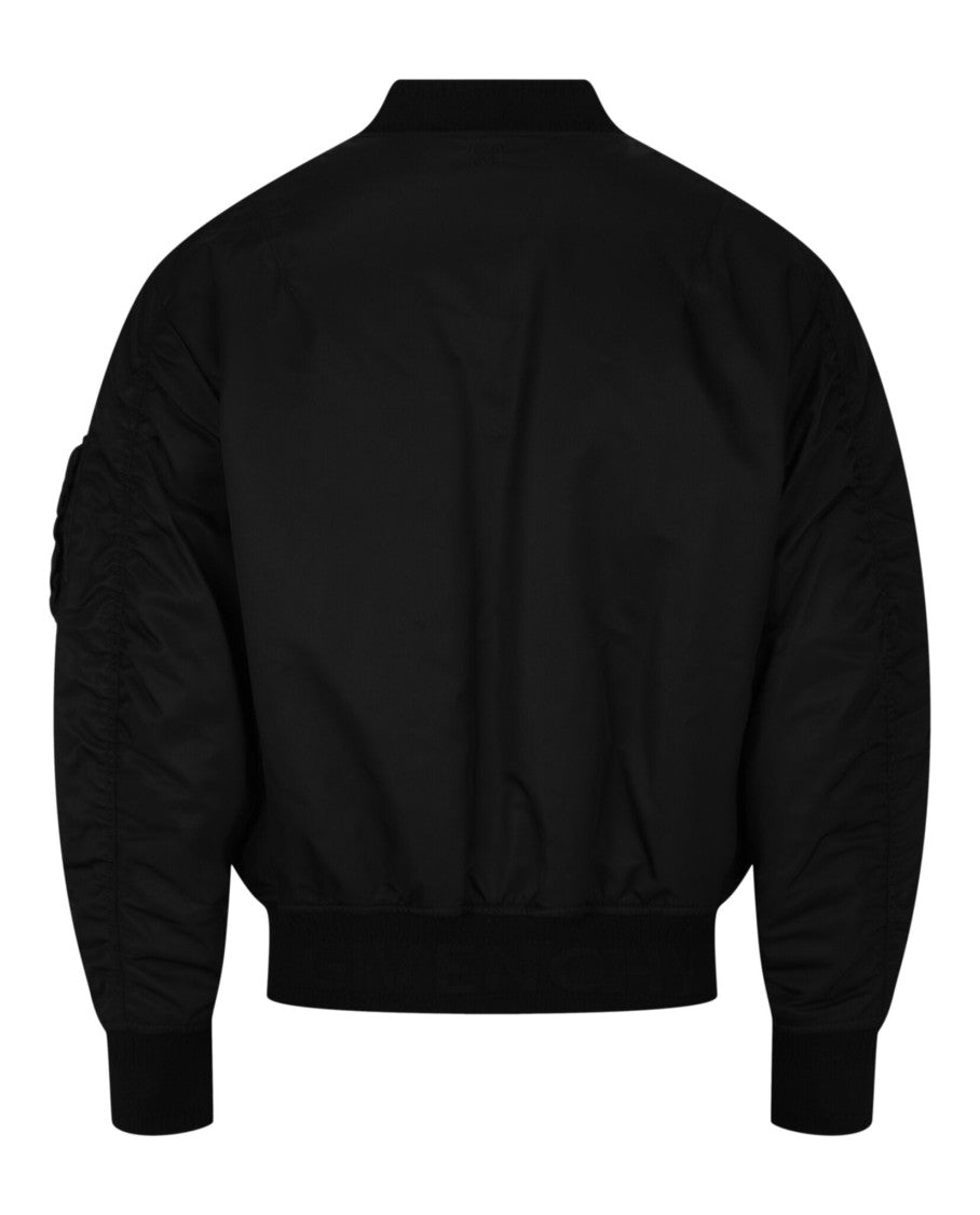 Givenchy Front-Zip Bomber Jacket With 4G Motif