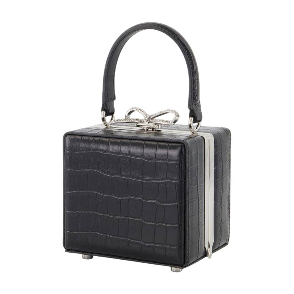 Self-Portrait Croco Micro Handbag
