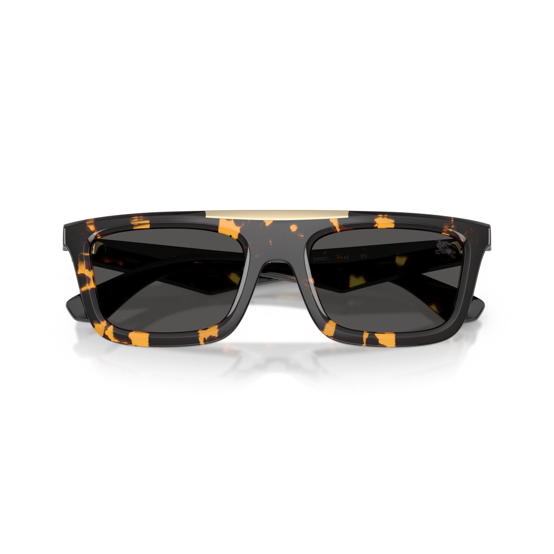 Burberry 0Be4451u Rectangular Tortoiseshell Sunglasses