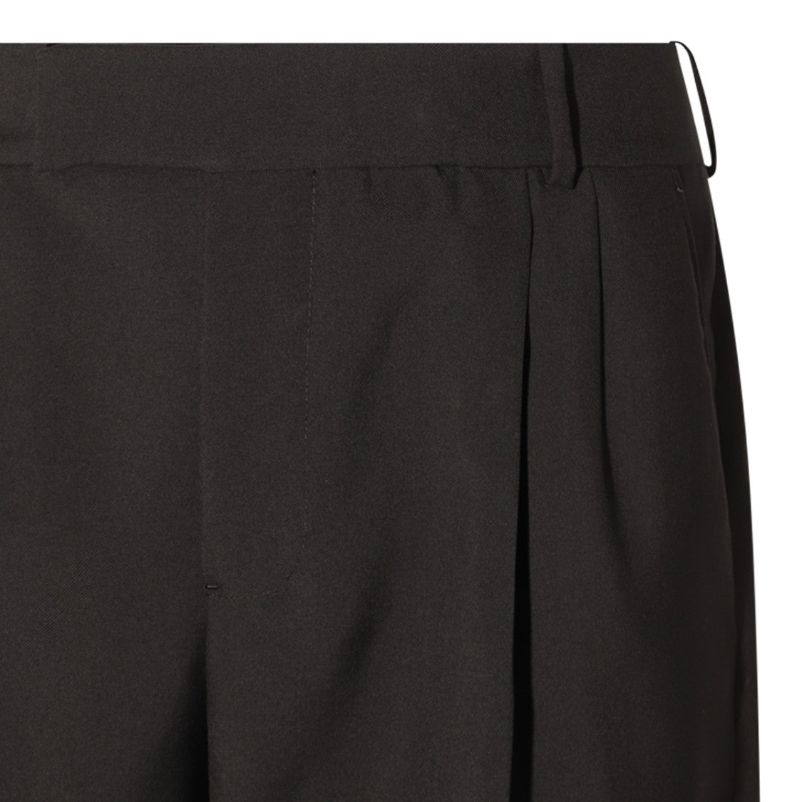 Alexander Mcqueen High-Waisted Black Wool Trousers With Tailored Fit