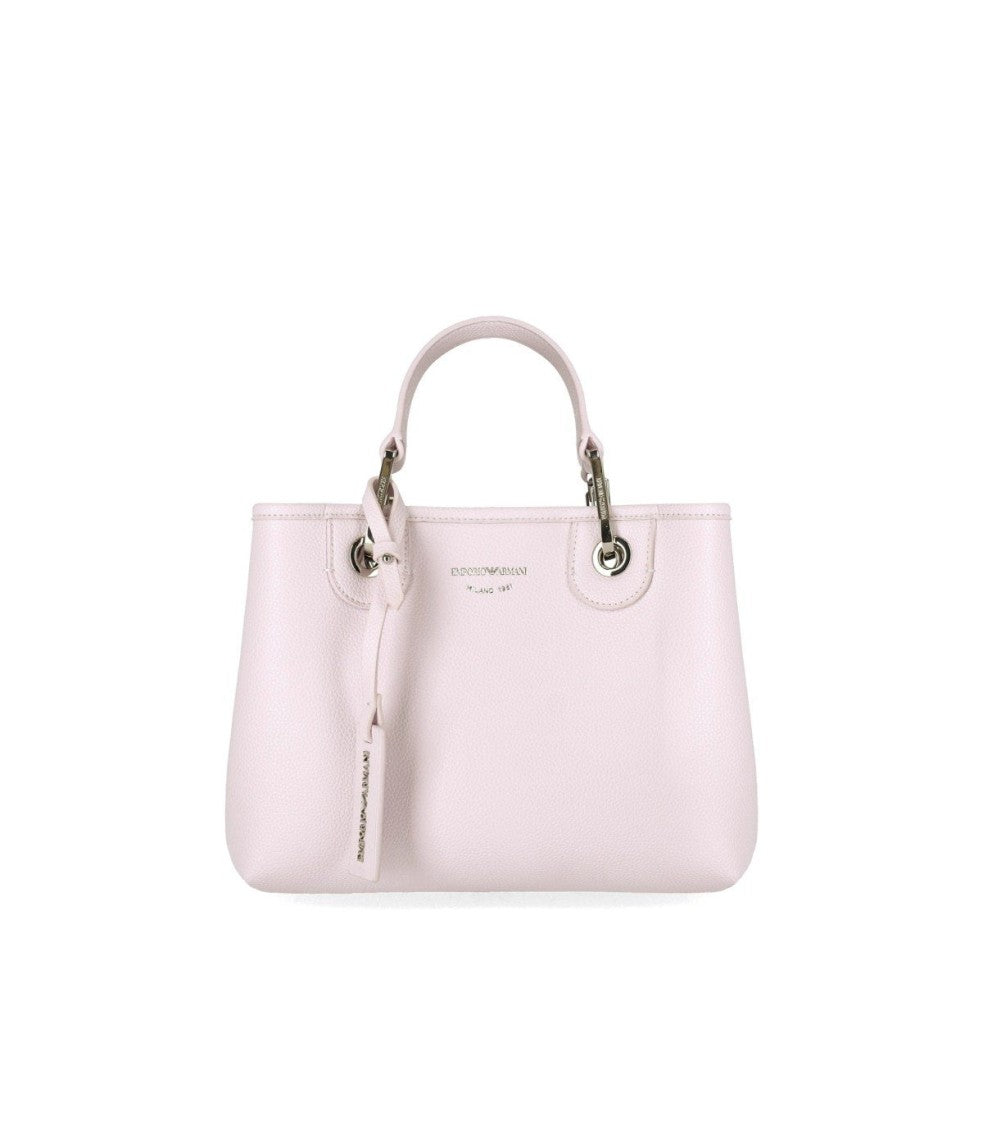 Emporio Armani Myea Baby Pink Terra Small Shopping Bag