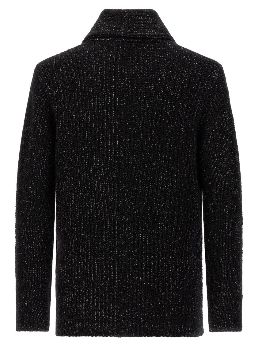 Brunello Cucinelli Double-Breasted Cashmere And Silk Blend Cardigan