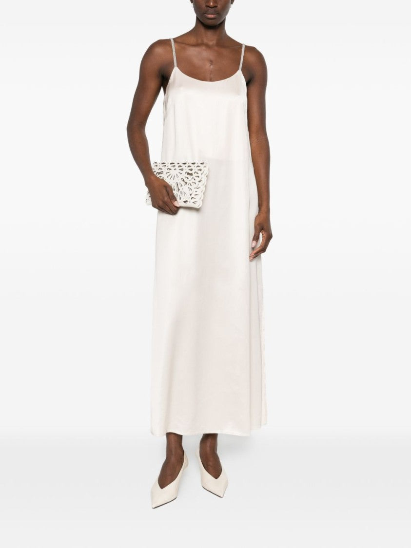 Peserico Maxi Dress With Spaghetti Straps