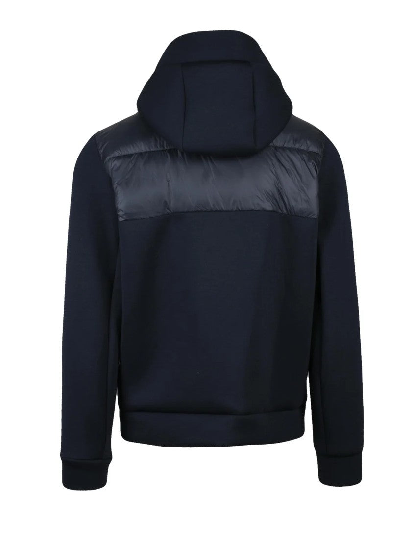 Bomboogie Men's Lightweight Neoprene Coat With Textured Panel