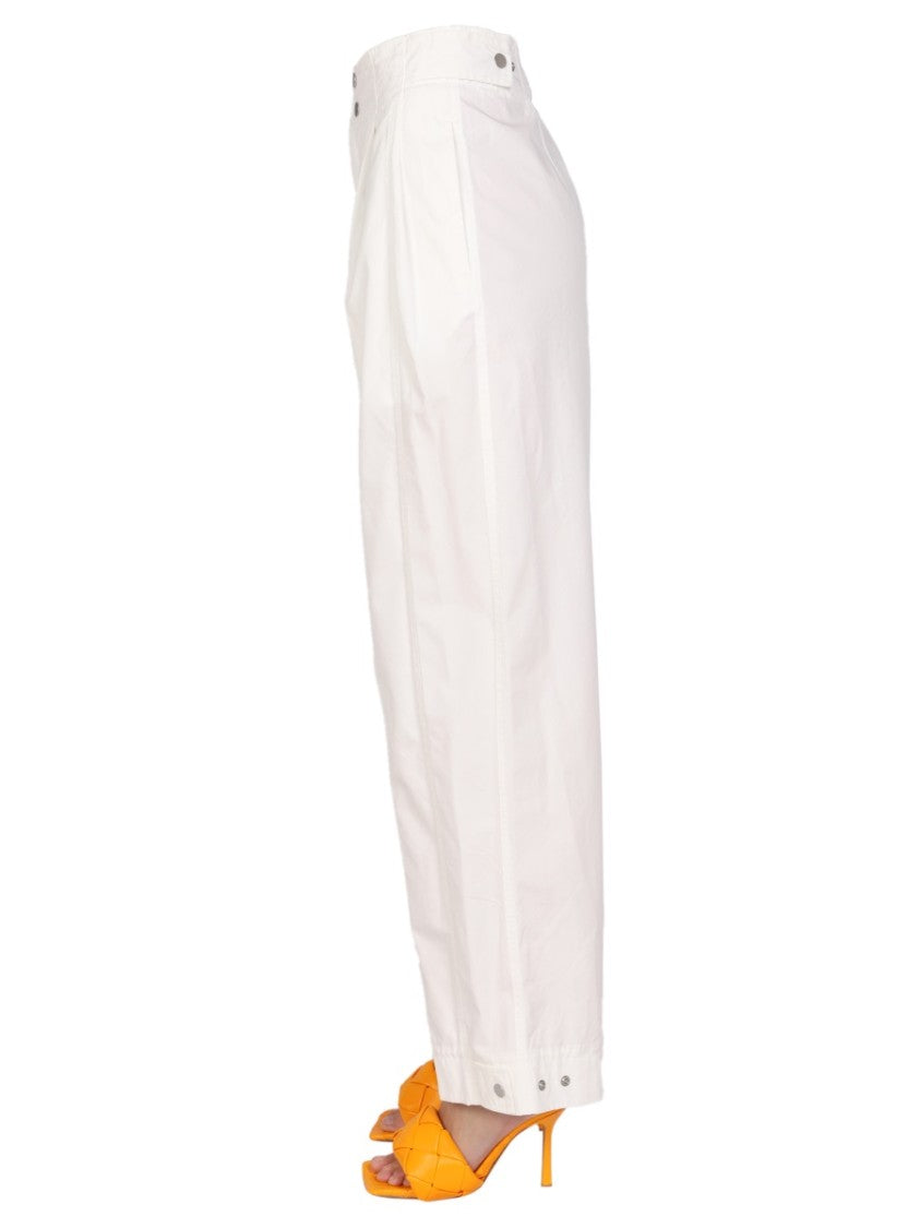 Bottega Veneta Front Button Closure Wide Leg Pants