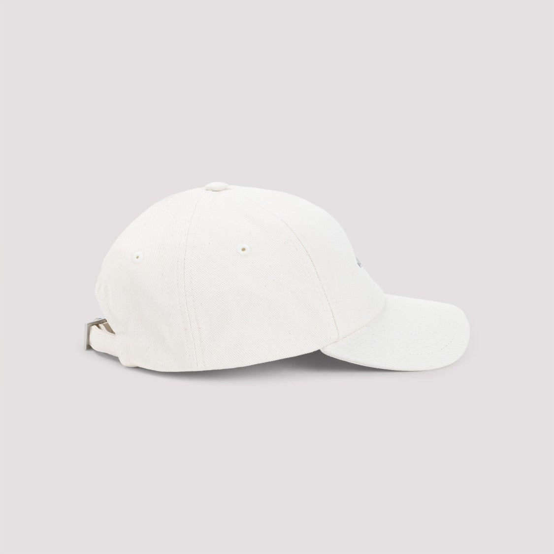 Jacquemus Structured Cotton Baseball Cap With Subtle Logo