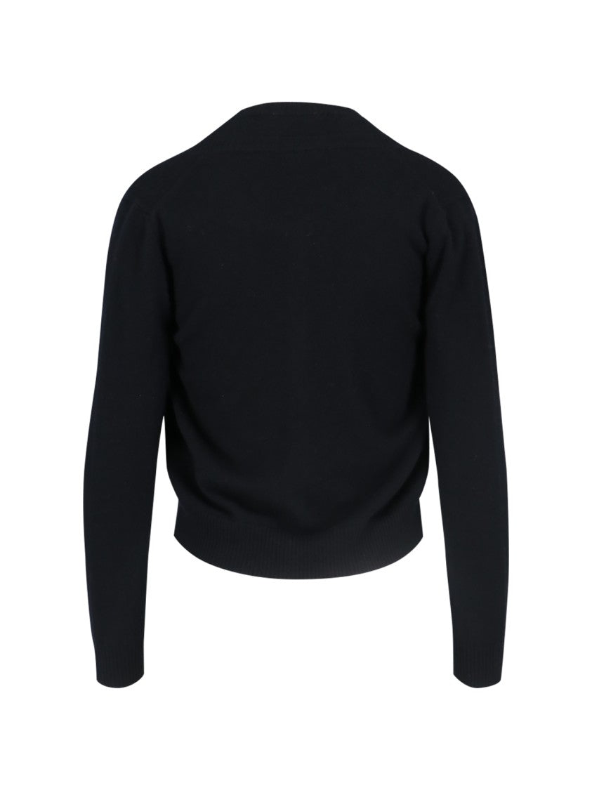 Canessa "Cashmere Twinset" Black Cardigan