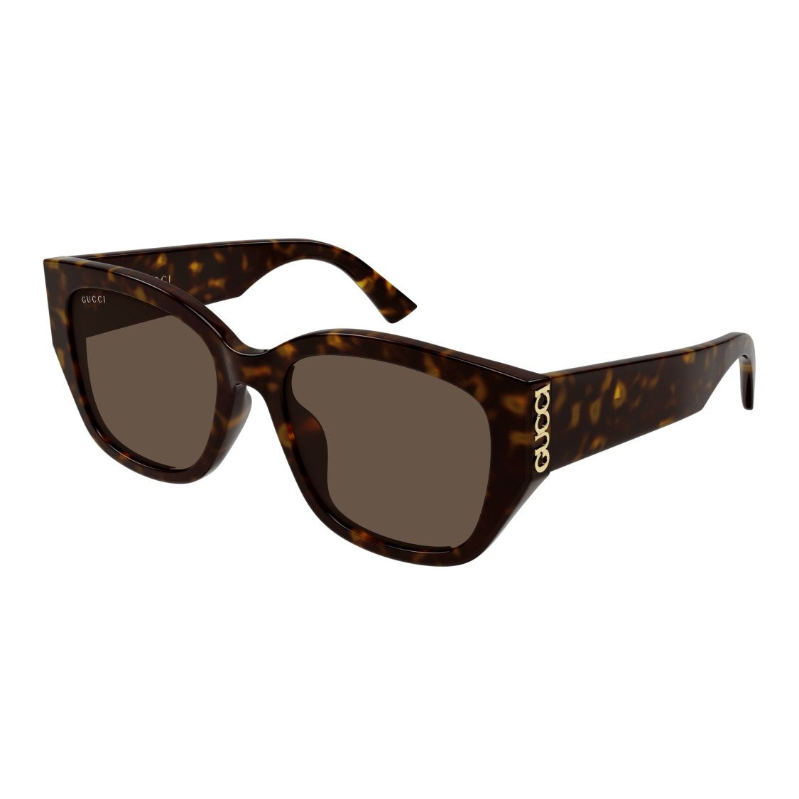 Gucci Gg2043sa Oversized Tortoiseshell Square Sunglasses