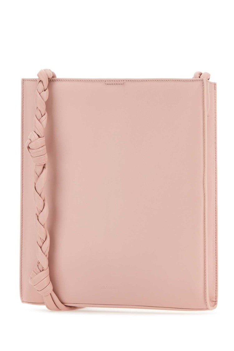 Jil Sander Pink Leather Tangle Shoulder Bag
