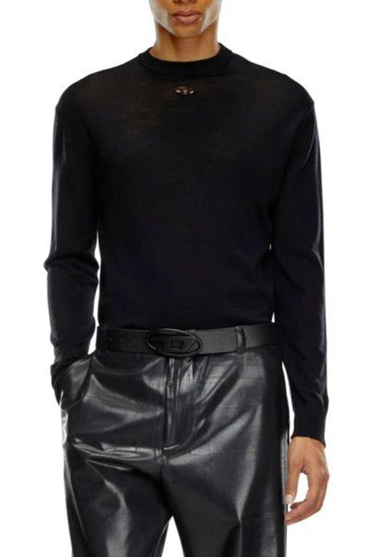 Diesel Multicolor Cotton Knitwear Classic Crew Neckline