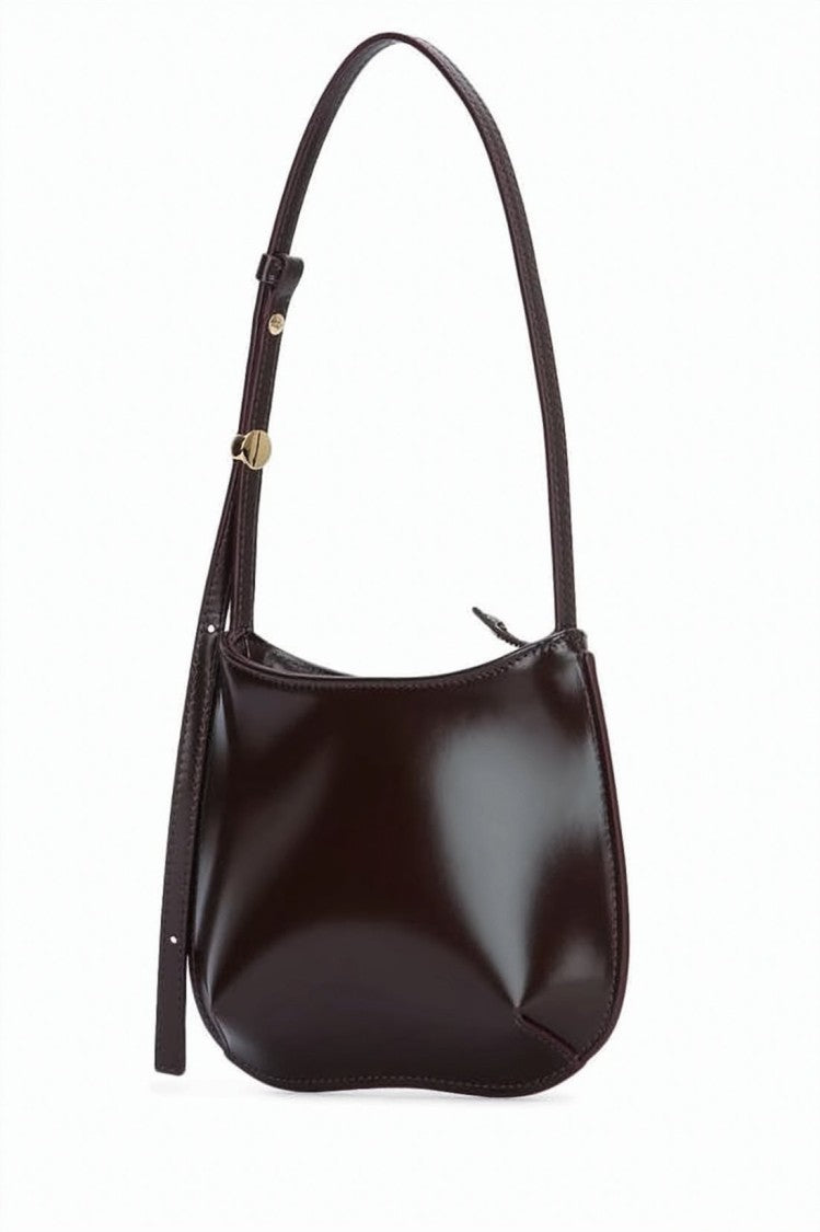 Jacquemus Structured Brown Cowhide Leather Bag