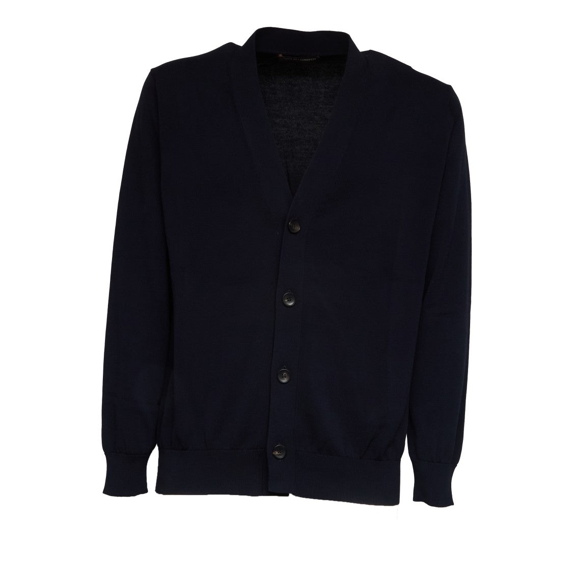 Filippo De Laurentiis Cotton Crepe V-Neck Cardigan