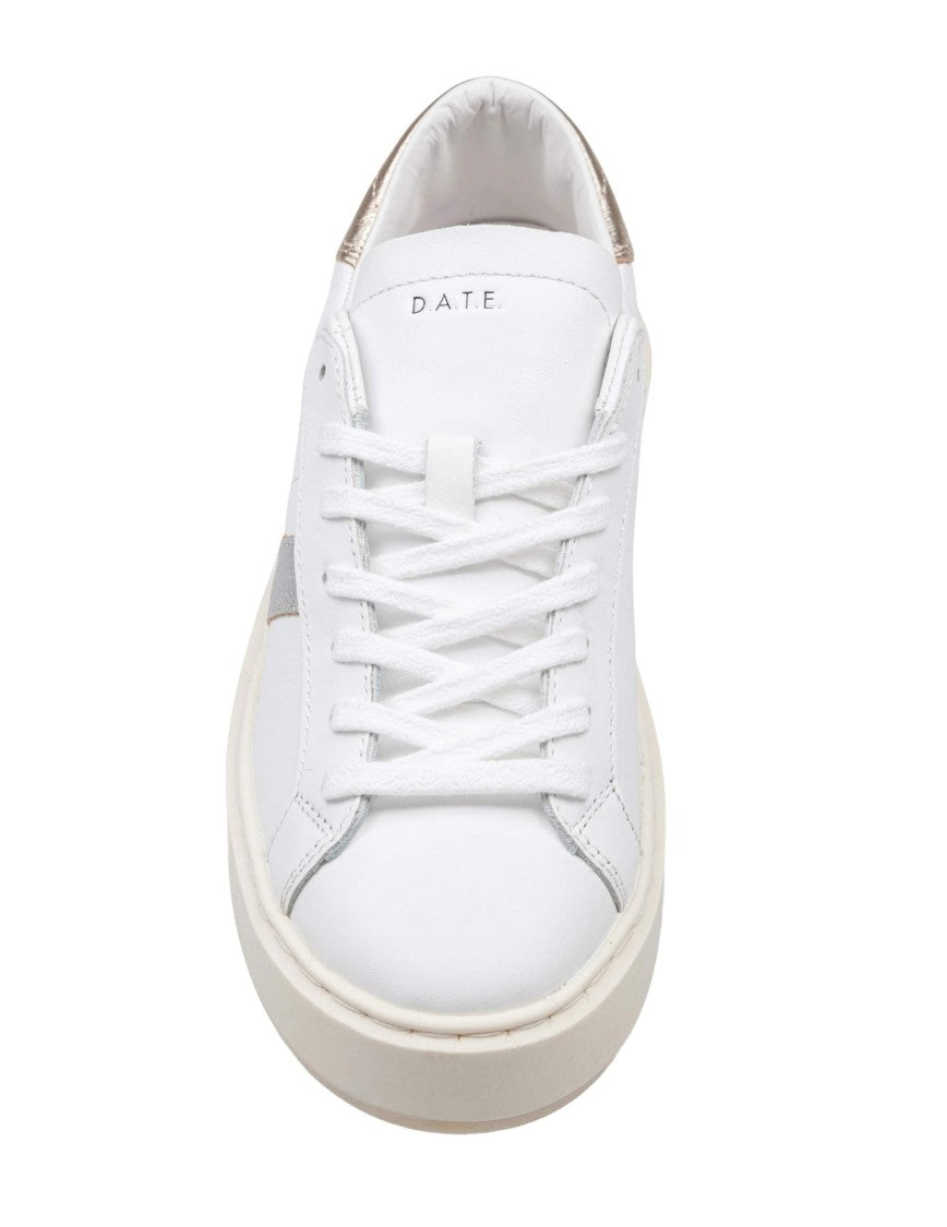 D.A.T.E D.A.T.E. Hill Low Leather Sneakers, White
