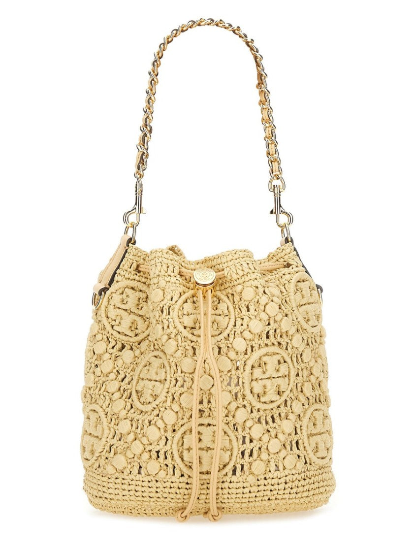 Tory Burch Monogram T Bucket Bag