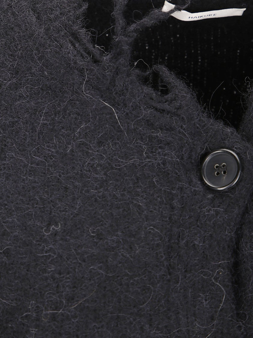 Haikure Cropped Long-Sleeve Sweater