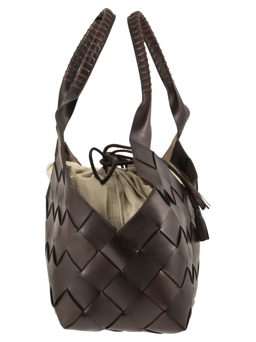 Dragon Castello - Braided Leather Bag