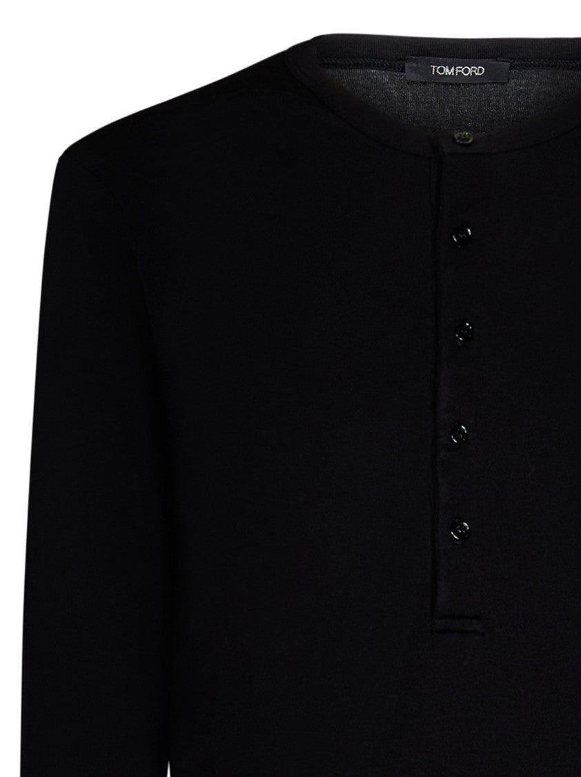 Tom Ford Black Cotton Longlsleeves