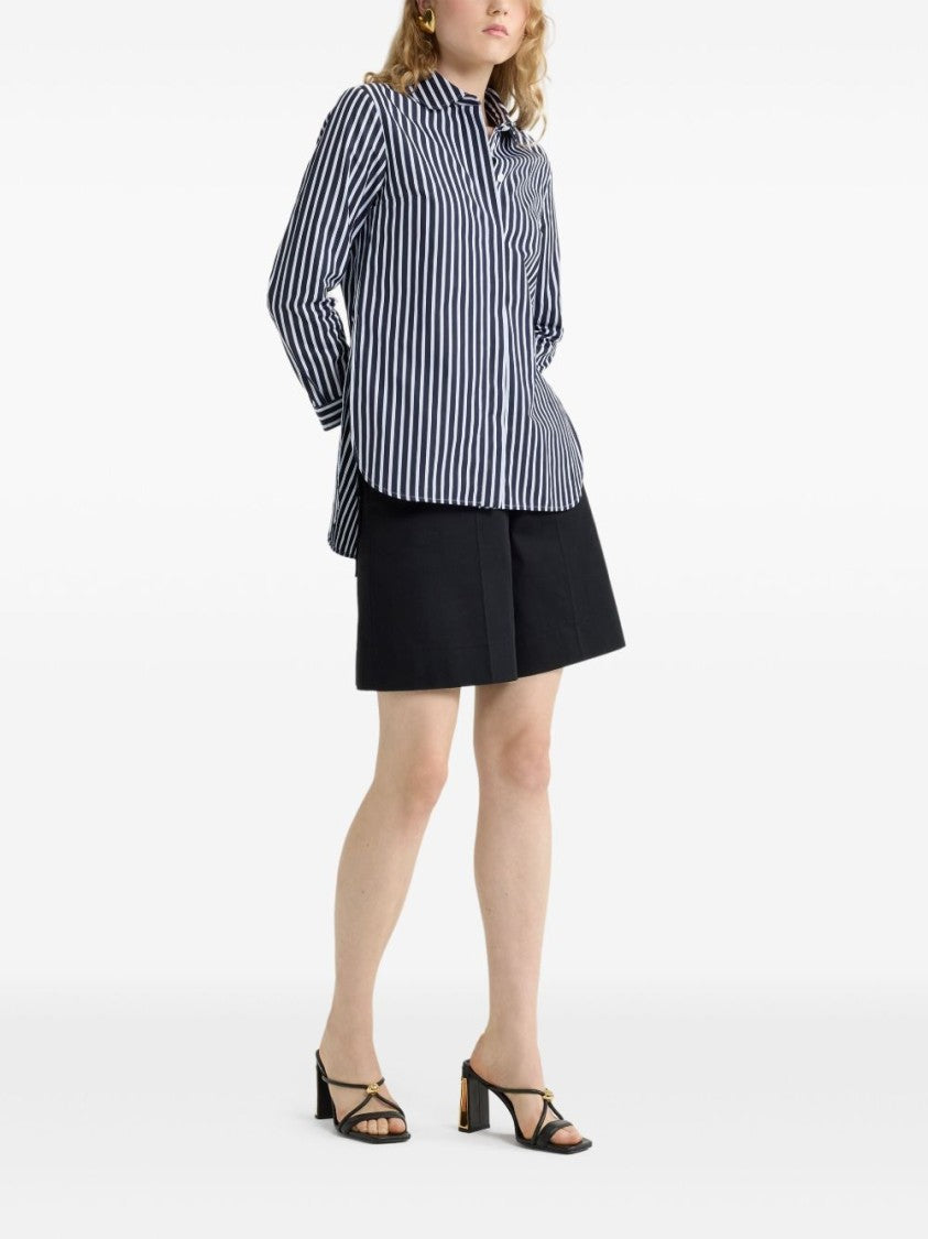 Patou Navy Blue Fitted Shirt