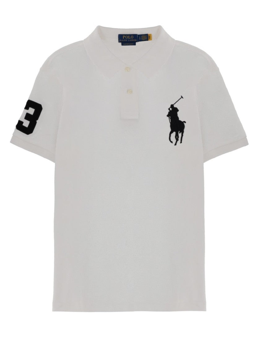 Polo Ralph Lauren Large Embroidered Logo Cotton Polo Shirt