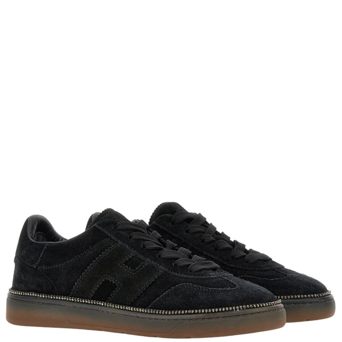Hogan Black Suede Sneakers