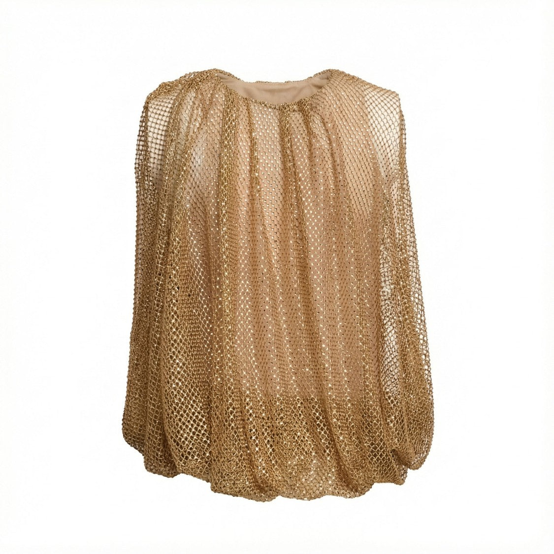 Sportmax Knot Mesh Crewneck Top