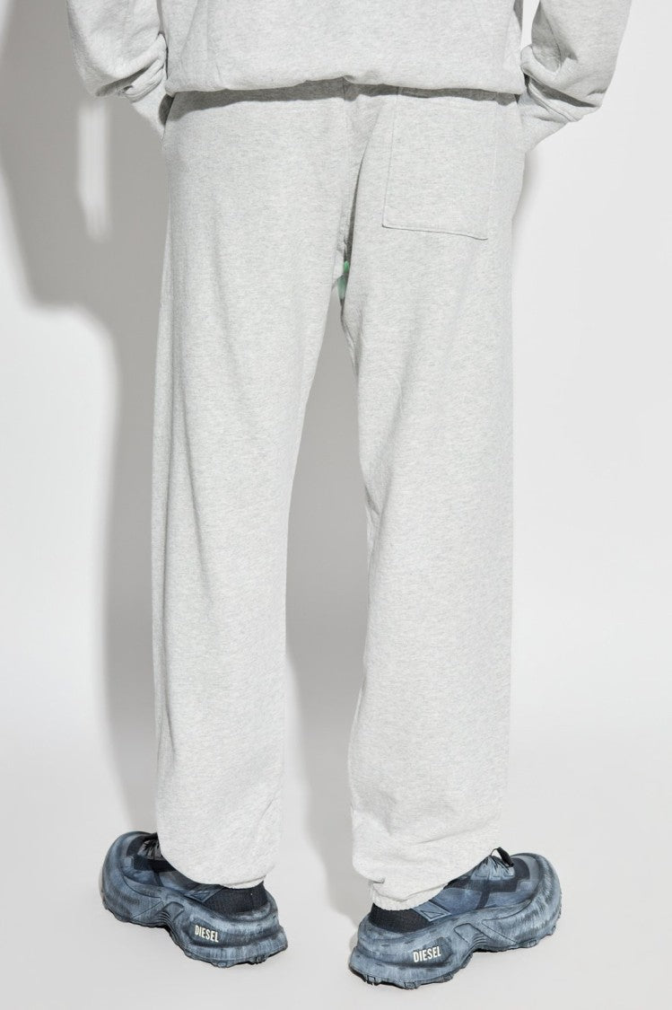 Sporty And Rich Relaxed Fit Track Pants With Vertical Logo Detail