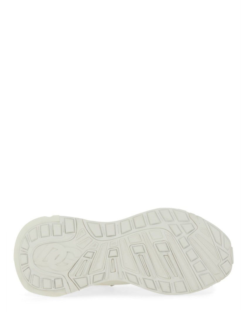 Dolce & Gabbana Chunky Sneakers With Layered Upper And Raised Logo