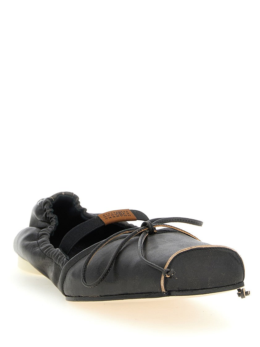 Mm6 By Maison Margiela Square Toe Ballet Flats