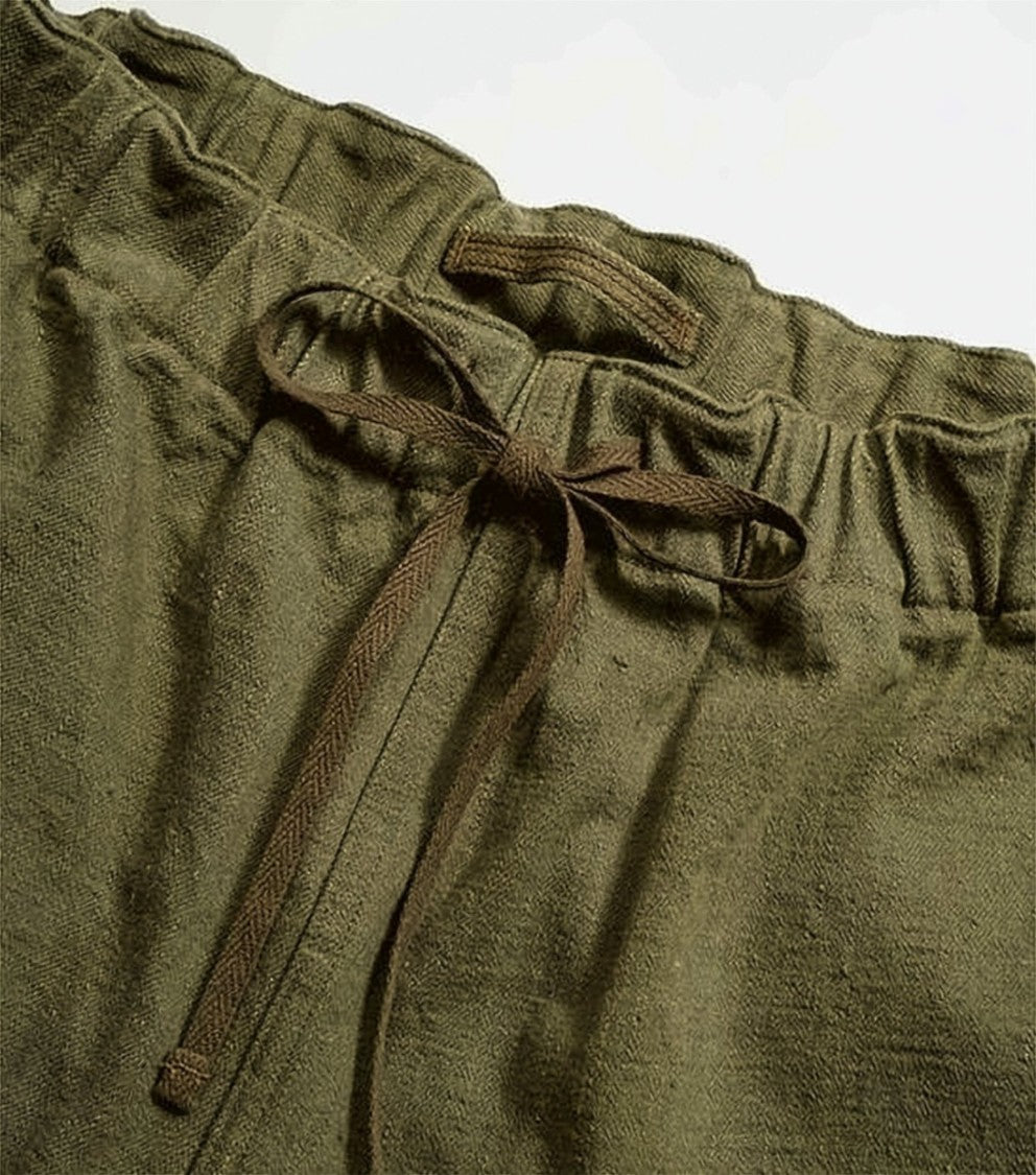 Nigel Cabourn Relaxed Fit Elastic Waistband Shorts